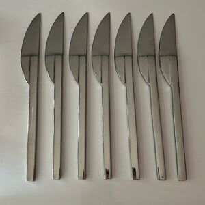 Vintage Boda Nova Stockholm pattern set of 7 Knives
